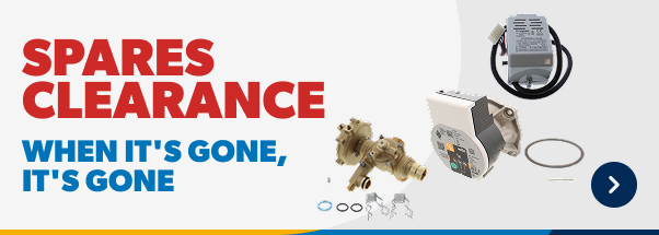 Spares Clearance. When it's gone, it's gone