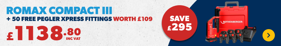 Romax Compact with 50 Free Pegler Xpress Fittings Worth £109 