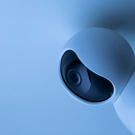 image of a smart security camera at city plumbing