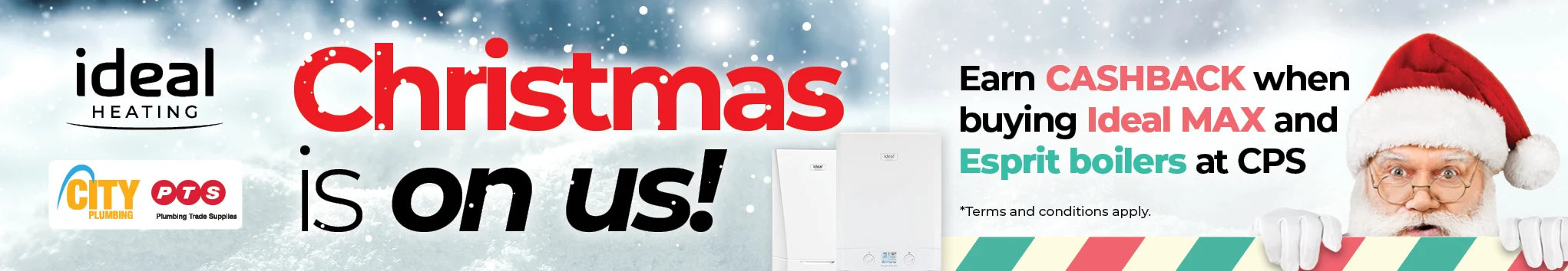 Ideal Heating Brand Page - christmas is on us 