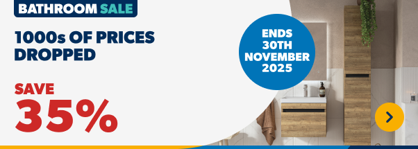 Bathroom Sale. 1000s of prices dropped. Save 35%. Ends 30th November 2025. Shop Now