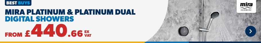 Mira Platinum & Platinum Dual Digital Showers. From £440.66 Ex VAT. Shop Now