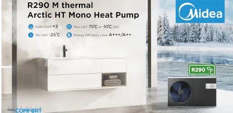 Midea R290 Monobloc Heat Pumps