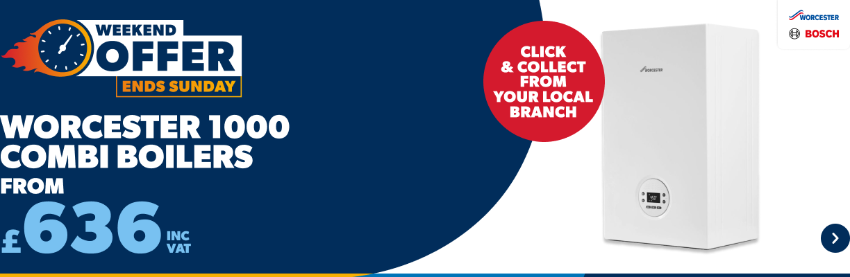 Worcester 1000 Combi Boilers From £636 inc VAT Shop Now