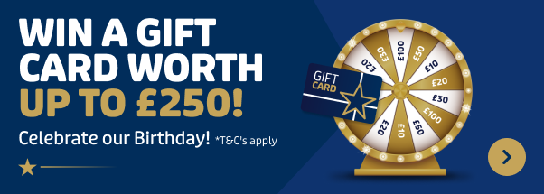 win a gift card worth up to £100! 