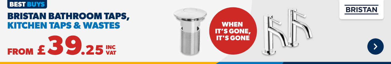 Bristan Bathroom Taps, Kitchen Taps & Wastes. From £39.25 inc VAT. Shop Now
