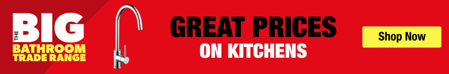 Great prices on Kitchens this Big Bathroom Trade Range at City Plumbing.