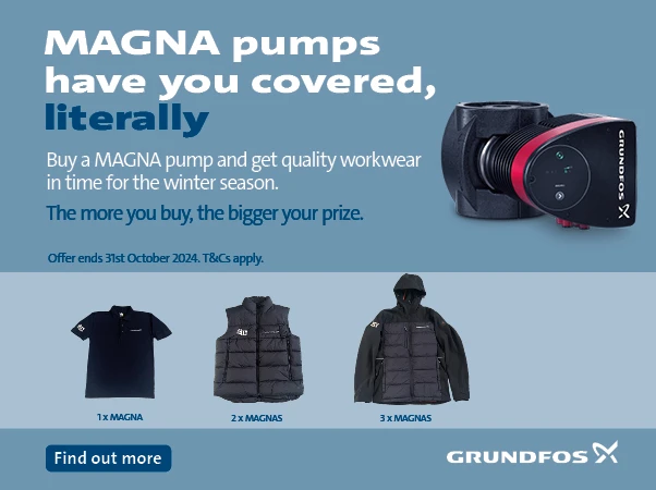 buy a magna pump and get quality workwear in time for the winter season 