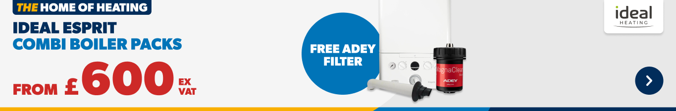 Ideal esprit combi boiler packs from £600 ex vat