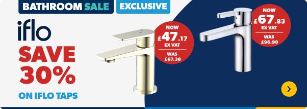 Bathroom Sale. Save 30% on iflo Taps. Shop Now