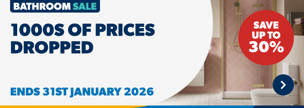 Bathroom Sale. 1000s of prices dropped. Save up to 30%. Ends 31st January 2026. Shop Now