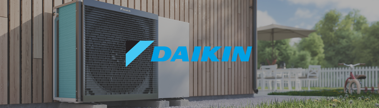 Daikin Heat Pumps outside house