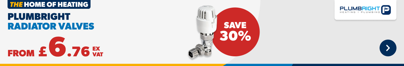 Plumbright Radiator Valves From £6.79 ex VAT