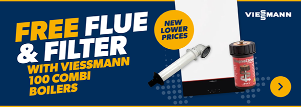 Free Flue & Filter with Viessmann 100 combi boilers