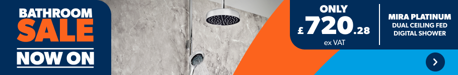 On;y £720.28 ex vat on Mira Platinum Digital Shower 