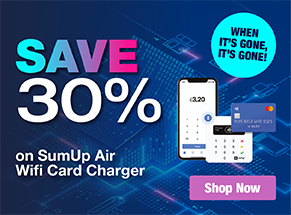 Save 30% on SumpUp AIr wifi card charger 