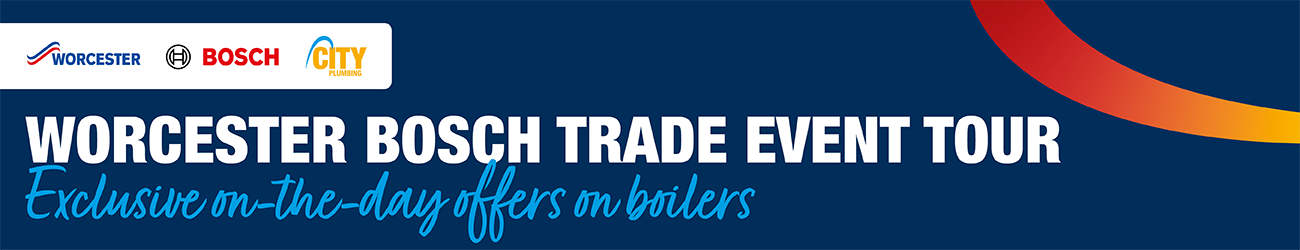 Worcester Bosch trade event tour banner