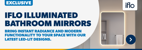 iflo illuminated bathroom mirrors. bring instant rediance and modern functionality to your space with our latest led-lit design. Shop Now