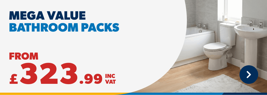 Mega Value Bathroom Packs from £323.99 inc vat