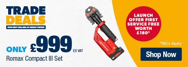 Only £999 ex vat on Rothenberger Romax Compact Set