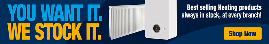 Best selling heating products always in stock at every branch 