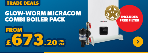 Glow-worm micracom boiler packs from £673.20 inc vat