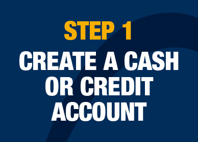 Step 1 - Create your credit account.