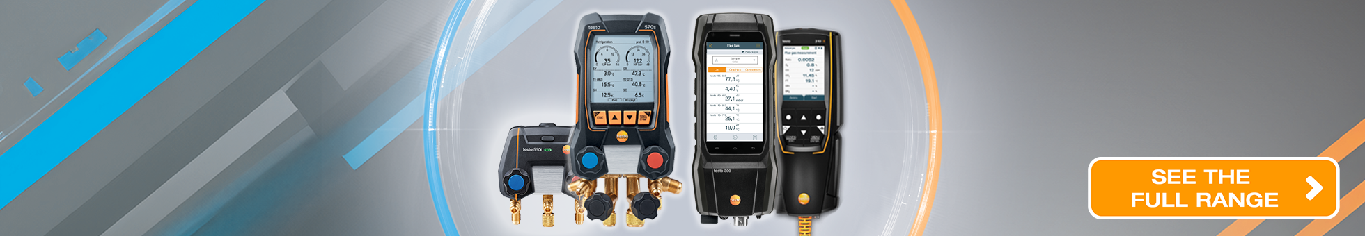 View the whole Testo range