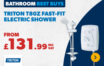 from £131.99 inc vat Triton T80Z Fast Fit Electric Shower
