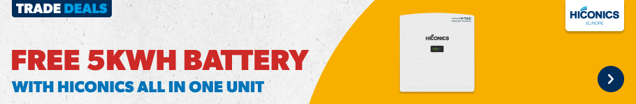 Trade Deals. Free 5KW Battery with Hiconics all in one unit. Shop Now
