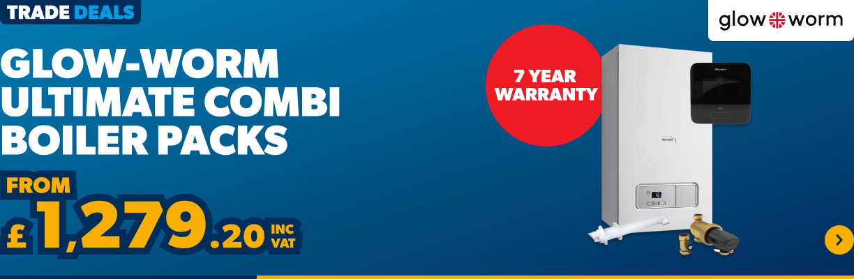 Glow-worm Ultimate Combi Boiler Packs From £1,279.20 inc VAT. Shop Now