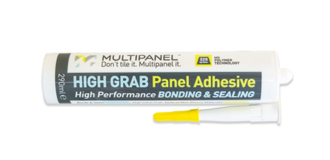Multipanel adhesives