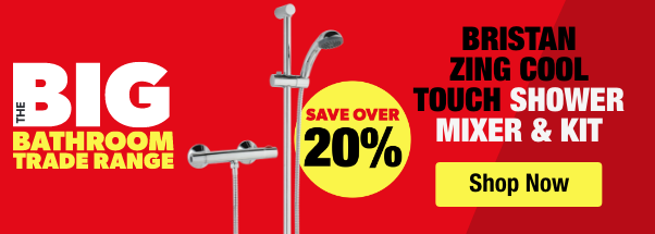 Save 15% bristan zing cool touch shower 