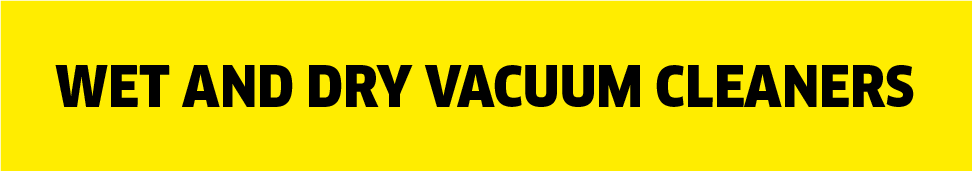 Karcher wet and dry vacuum cleaners