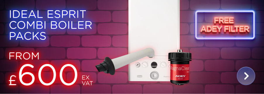 From £600 ex vat  - Ideal Esprit Combi Boiler Packs