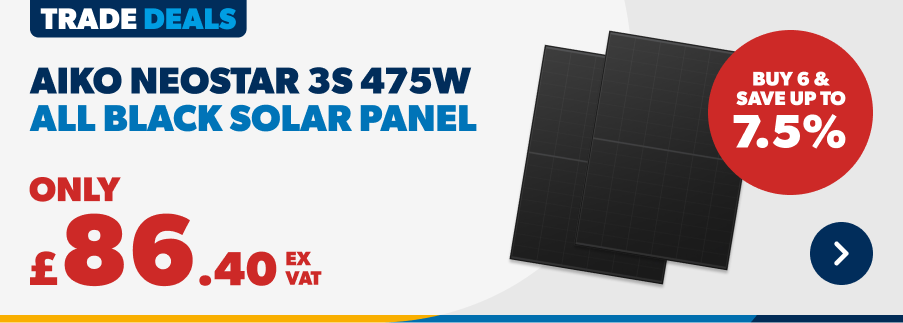 Aiko Neostar Solar Panel. Now Available to order. 