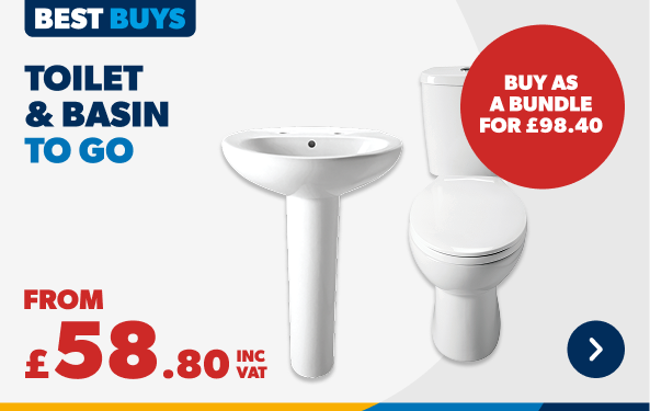 Toilet & Basin to go from £58.80  INC VAT Shop Now