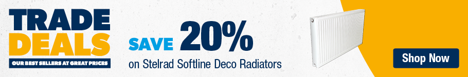 Save 20% on Stelrad Softline Deco Radiators at City Plumbing.