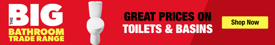 Great prices on Toilets and basins ay city plumbing