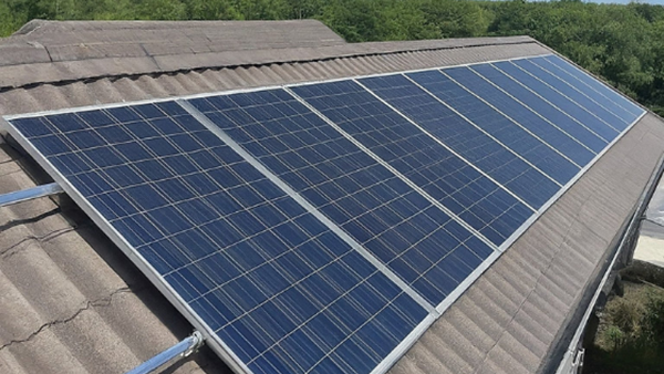 Solfex solar panels on roof