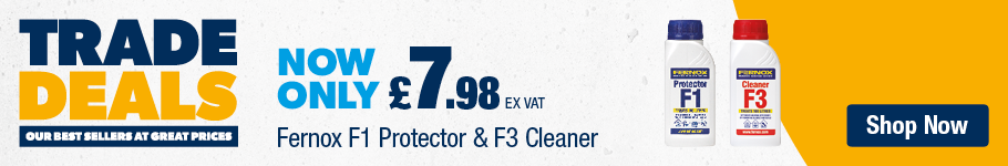 Now only £7.98 on Fernox F1 Protector and F3 Cleaner at City Plumbing.