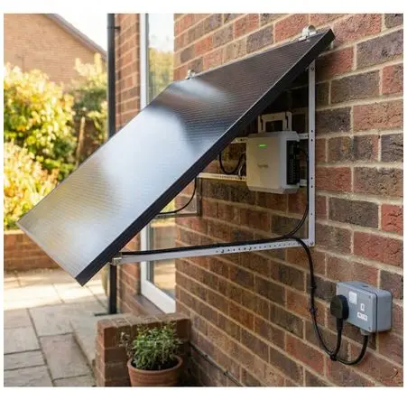 City plumbing plug in solar kit