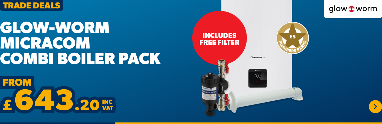 Glow-worm micracom boiler packs from £643.20 inc vat