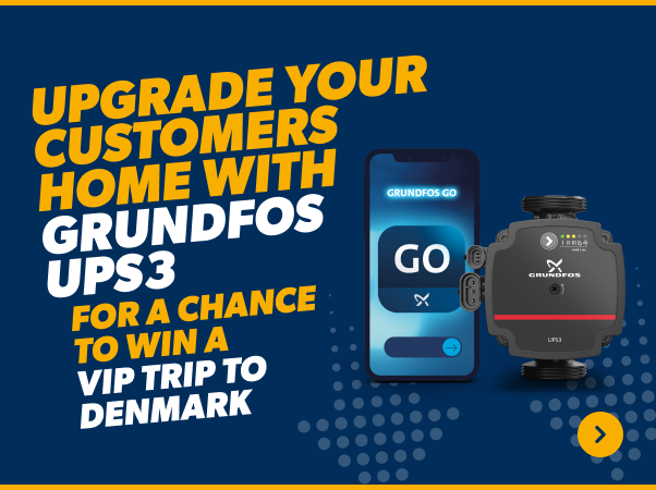 upgrade your customers home with grundfos ups3 for a chance to win a trip to denmark 