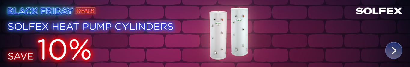 save 10% on Solfex heat pump cylinders 
