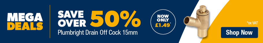 Save over 50% on Plumbright Drain Off Cock at City Plumbing