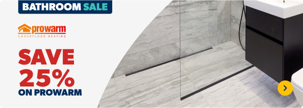 Bathroom Sale. Save 25% on Prowarm. Shop Now
