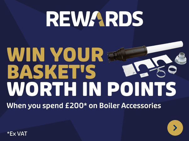 win your basket's worth in points - when you spend £200 on boiler accessories T&CS apply. Find out more here 