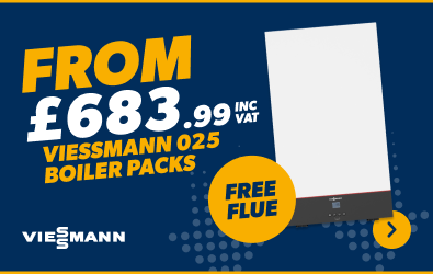 from £683.99 inc vat Viessmann 025 Boiler Packs