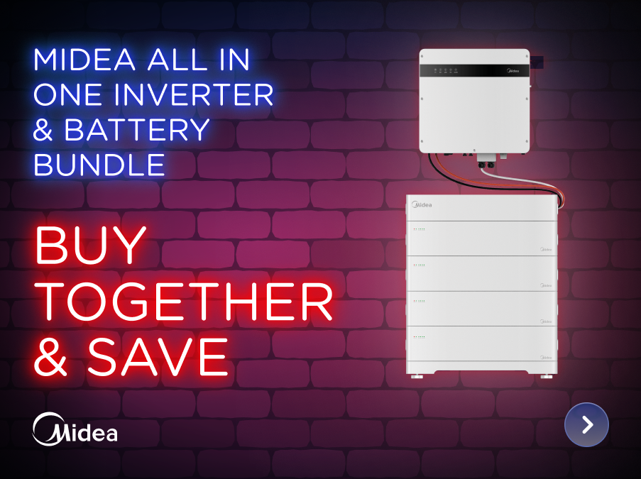 Midea 6kW Inverter with 5kW Battery Bundle